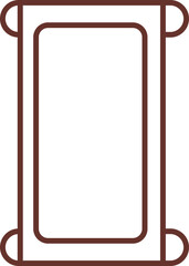 Chinese New Year 2024, the year of the Dragon, red and gold line art characters