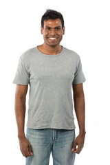 Fototapeta premium Happy Asian man wearing casual clothes.