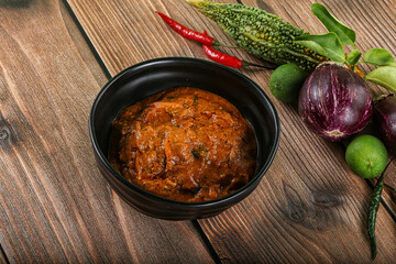 Indian cuisine - chicken masala sauce