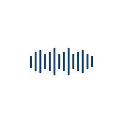 Sound Wave Icon Vector Design Template