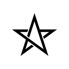 Star Icon Vector Logo Design Template