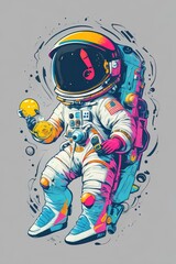 astronaut image, created with ai.