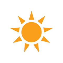 Sun Icon Vector Design Template