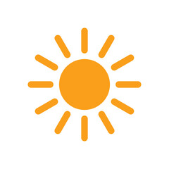 Sun Icon Vector Design Template