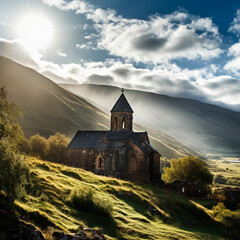 church in the mountains, armenia