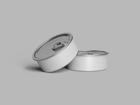 Two Can Mockup Packaging 3D Rendered Mockup