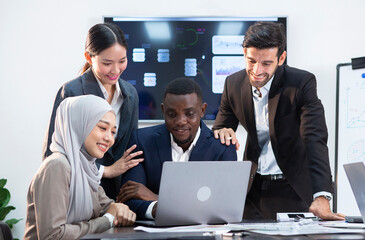 Executives are meeting to plan marketing activities.