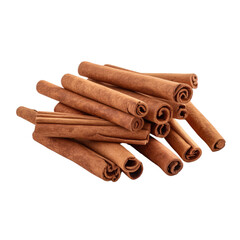 cinnamon sticks isolated on a transparent background