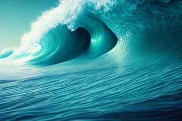 Ocean Waves: The Captivating Rhythm of the Sea - obrazy, fototapety, plakaty