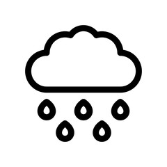 rain line icon