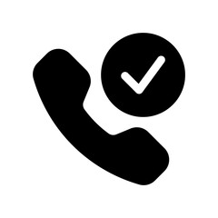 phone glyph icon