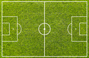Soccer field. football pitch. Top view of soccer field.
Football field or soccer field with green grass effect.