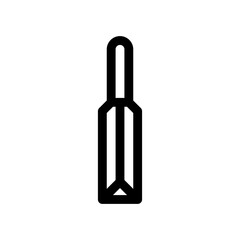 chisel line icon