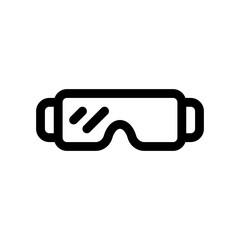 glasses line icon