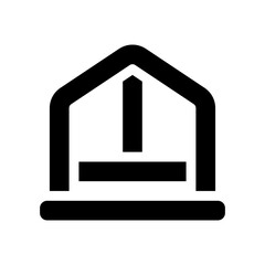 building glyph icon