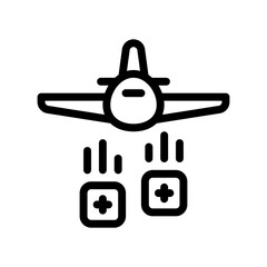 airplane line icon