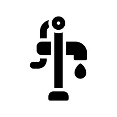 water pump glyph icon