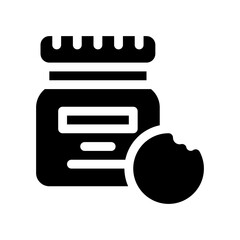 baby food glyph icon