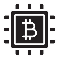 Obraz premium processor bitcooin