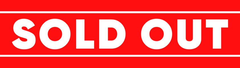 sold out label stamp