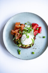 salad with vegetables and cheese