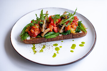 Panini on White Background
