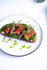 Panini on White Background