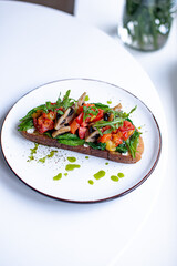 Panini on White Background