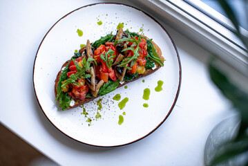 Panini on White Background