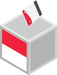 ballot box indonesian election