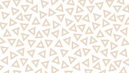 Beige and white seamless geometric triangle pattern