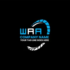 Foto op Canvas WAA letter logo vector design, WAA simple and modern logo. WAA luxurious alphabet design   © MdAminul