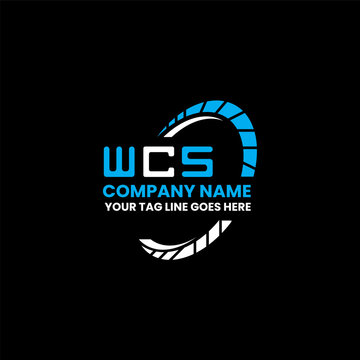 WCS letter logo vector design, WCS simple and modern logo. WCS luxurious alphabet design  