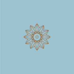 set of gold mandala elements luxury Islamic vector