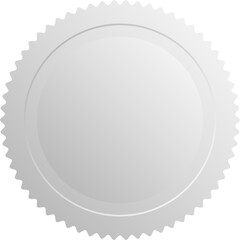 gray label badge sticker