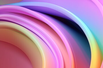 Abstract background with vibrant hues rainbow colored gradient spiral design