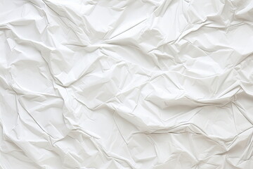Obraz premium white crinkled paper texture background