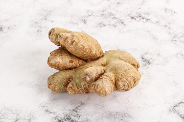 Raw ginger root fot cooking