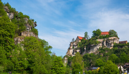 Fototapeta na wymiar Castle Pottenstein in Franconian Switzerland