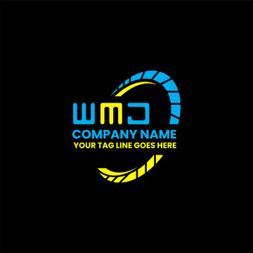 WMJ letter logo vector design, WMJ simple and modern logo. WMJ luxurious alphabet design  
