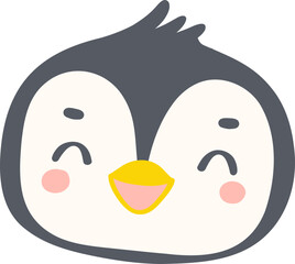Baby Penguin smile face