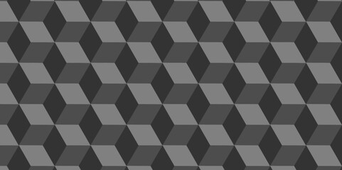 Abstract black and gray grid geometrics patterns square style minimal blank cubic. Geometric pattern illustration tile with mosaic, square and triangle wallpaper.	
