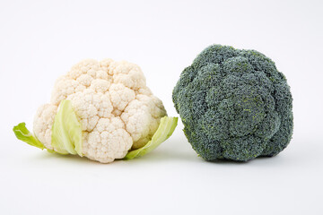 Fresh Cauliflower and Broccoli