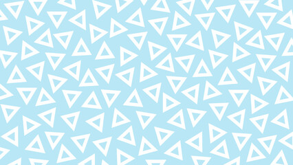 Blue and white seamless geometric triangle pattern