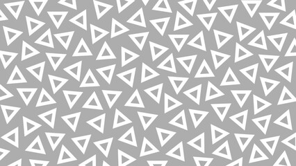 Grey and white seamless geometric triangle pattern