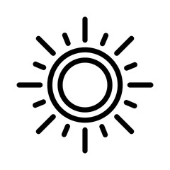 Fototapeta premium Sun icon