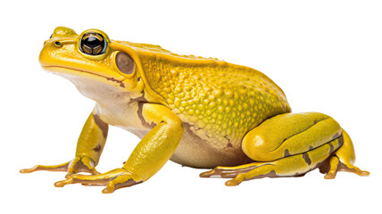 frog batrachian croaker toad bullfrog amphibian tadpole reptile animal white background cutout - Powered by Adobe