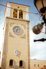 Clock Tower of the Metropolitan church of Saint Charalambos in Preveza, Greece
