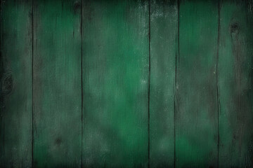 green wooden wall texture or background