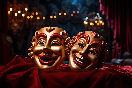Theatrical Masks Images – Browse 209 Stock Photos, Vectors, and